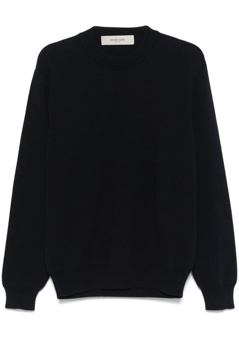 Navy blue round-neck sweater Golden Goose - men